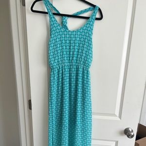 Teal Blue Maxi Dress